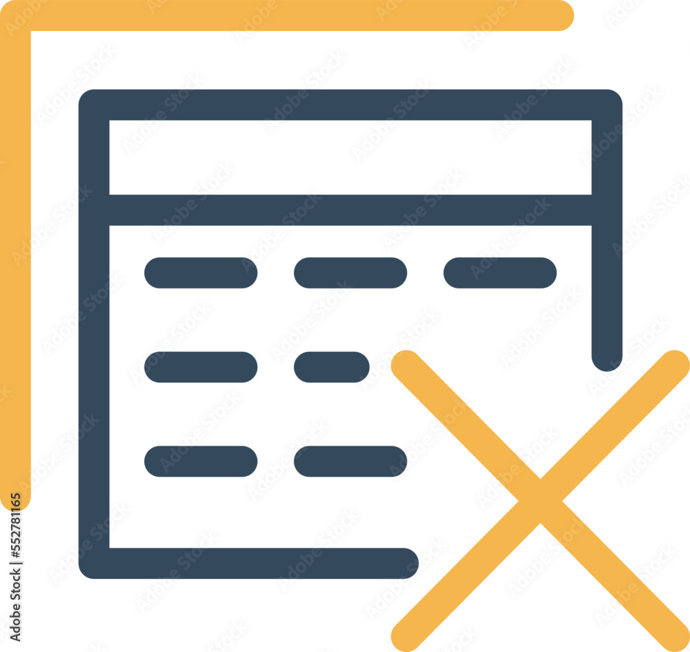 Schedule Cancel Vector Icon
Schedule Cancel Vector Icon