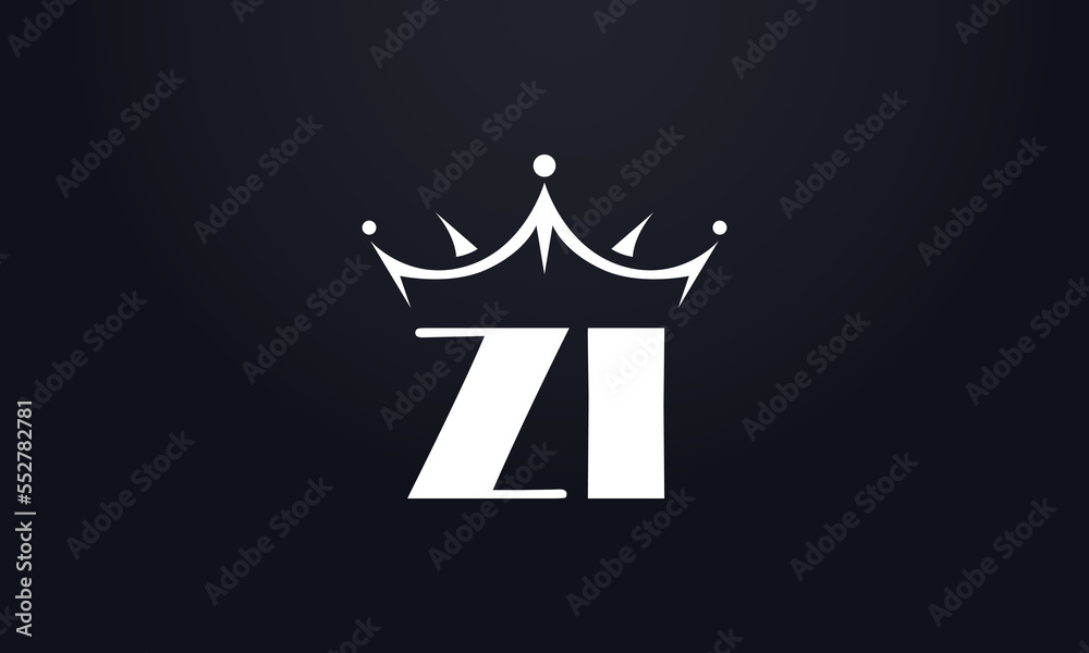 King crown logo design vector and extra bold queen symbol King crown logo design vector and extra bold queen symbol