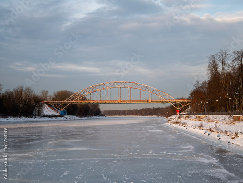 bridge in winter
