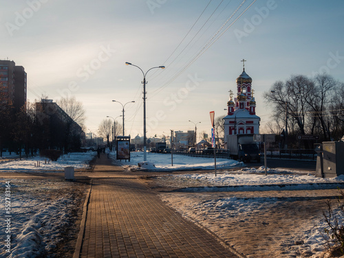 city in winter
