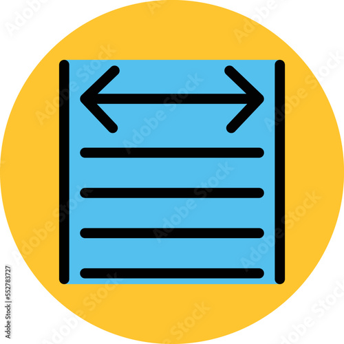 Text Align Vector Icon
