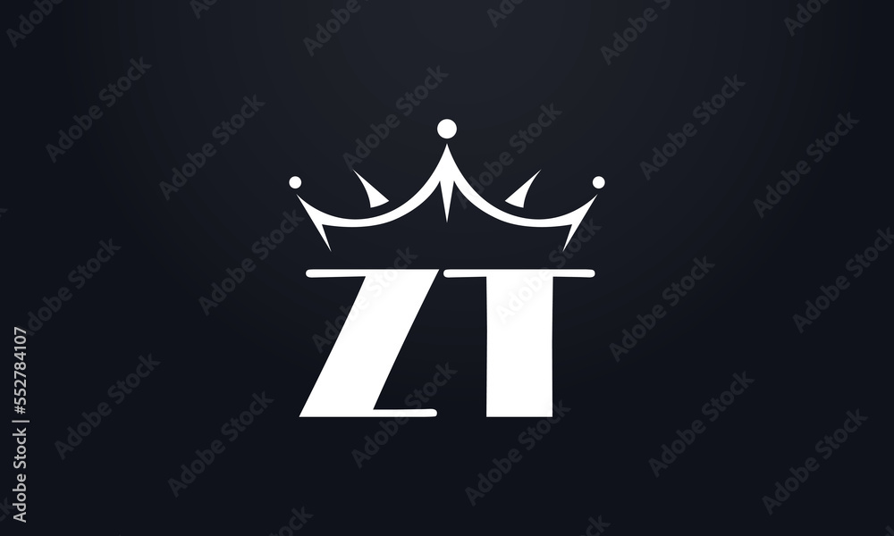King crown logo design vector and extra bold queen symbol King crown logo design vector and extra bold queen symbol