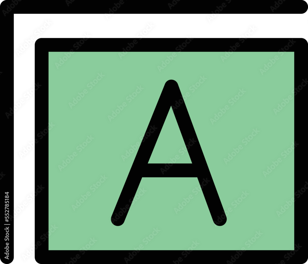 Typography Vector Icon
Typography Vector Icon