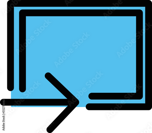 Move Data Vector Icon
