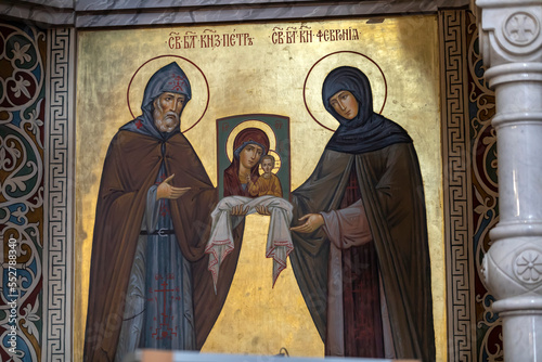 The Holy Prince Peter and the Holy Princess Fevronia. Icon