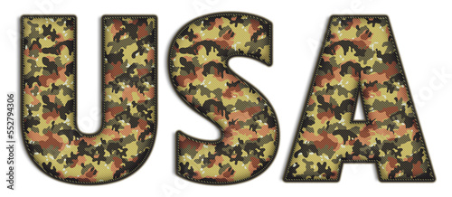 Obraz na płótnie Army Text USA