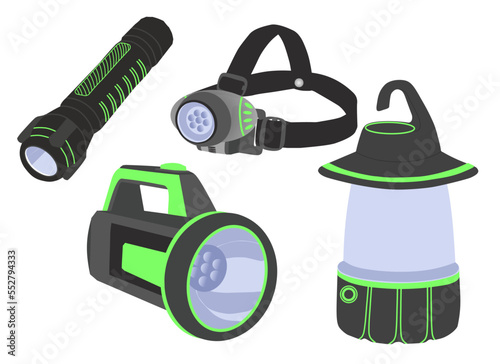 Necessary equipment for travel and tourism 
