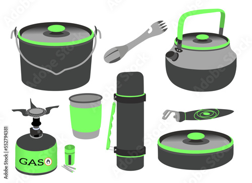 Necessary equipment for travel and tourism