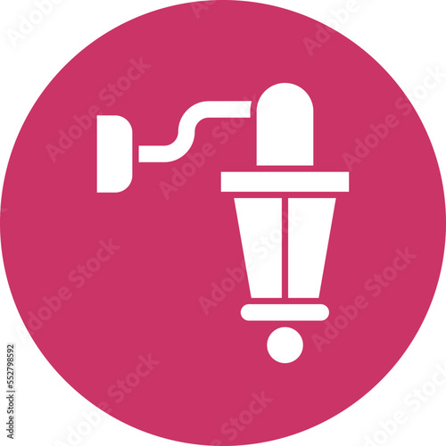 Wall Lamp Icon Style