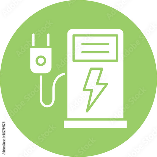 Electric Station Icon Style