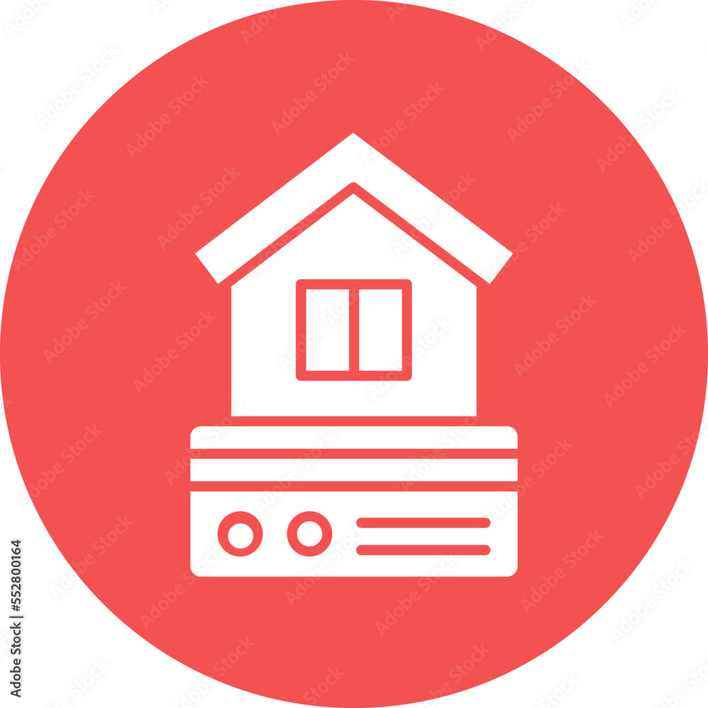 House Payment Icon Style