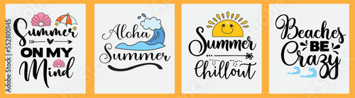 Summer svg t shirt design