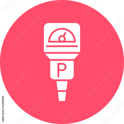 Parking Meter Icon Style