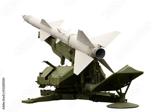 Anti-aircraft air defense missiles photo