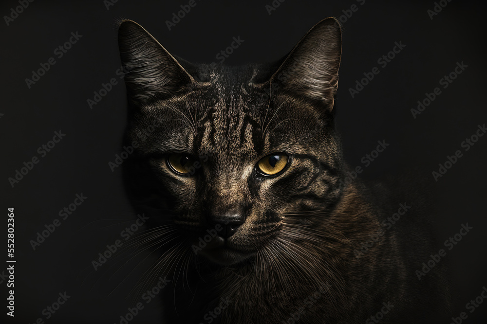 portrait of a cat,portrait
