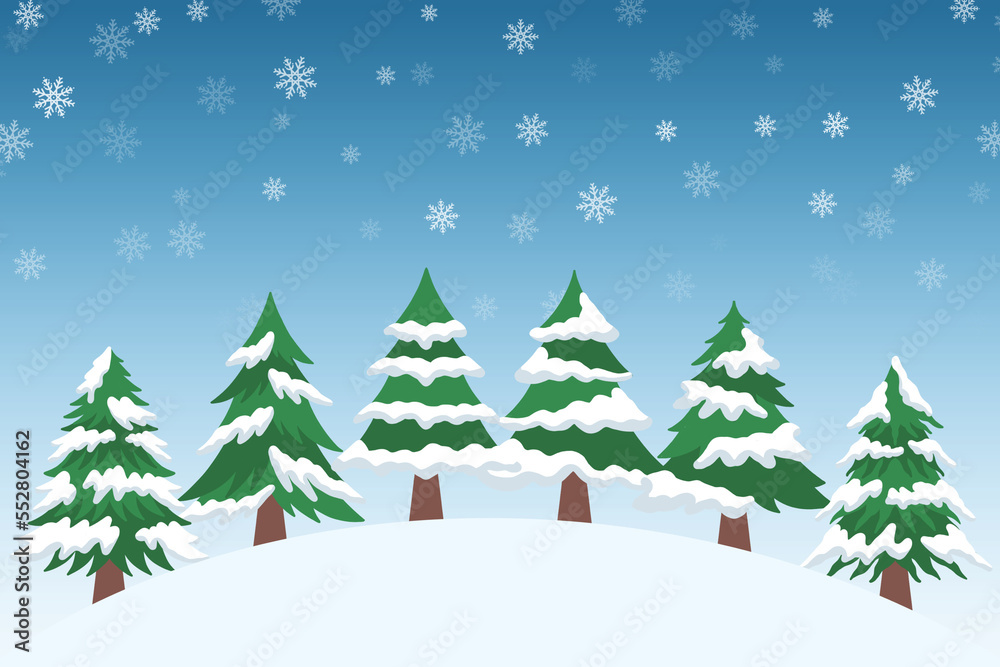 Christmas Snow Background