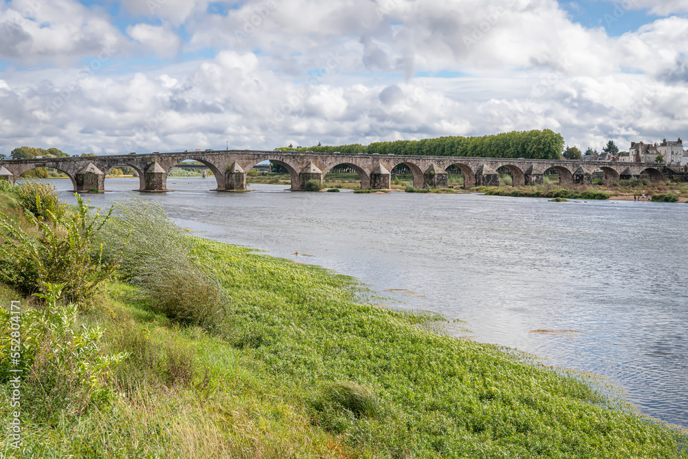 Vieux Pont de Gien - The New Bridge over the River Loire at Gien Vieux Pont de Gien - The New Bridge over the River Loire at Gien