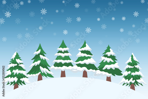 Christmas Snow Background