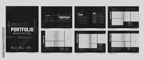 Architecture Portfolio and Multipurpose Portfolio and Portfolio template design
