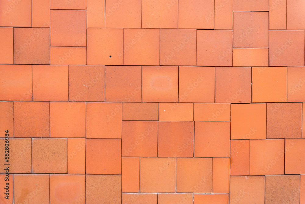 Naklejka premium Brick wall texture for background, wallpaper 