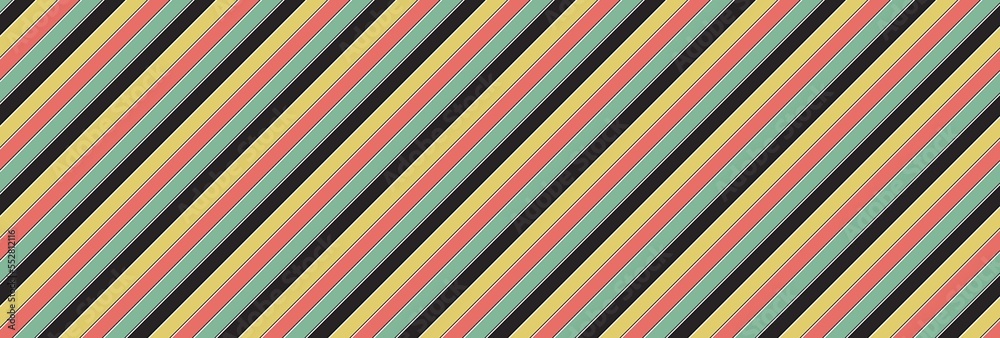 Abstract simple seamless striped pattern with diagonal stripes in retro color palette Abstract simple seamless striped pattern with diagonal stripes in retro color palette