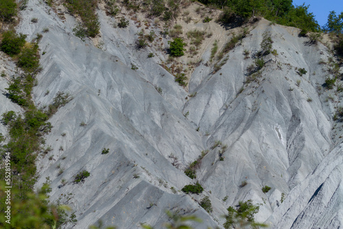 Calanchi di Nivione PV (IT), formazioni argillose levigate dagli agenti atmosferici photo