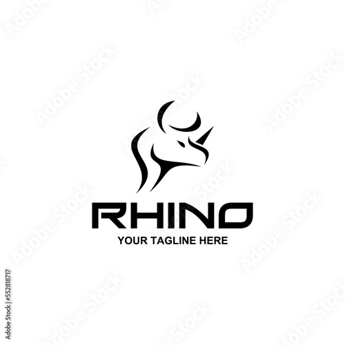 Rhino logo design - Rhino logo design, suitable for your design need, logo, illustration, animation, etc.