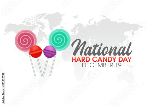 vector graphic of national hard candy day good for national hard candy day celebration. flat design. flyer design.flat illustration.