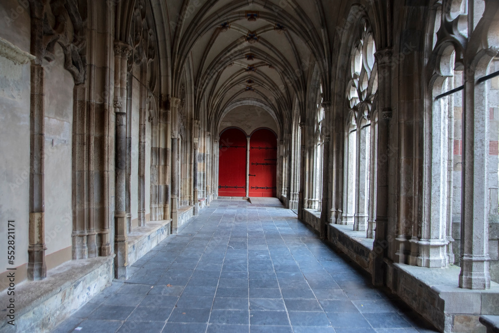 Hallway At The Domkerk Church At Utrecht The Netherlands 27-12-2019