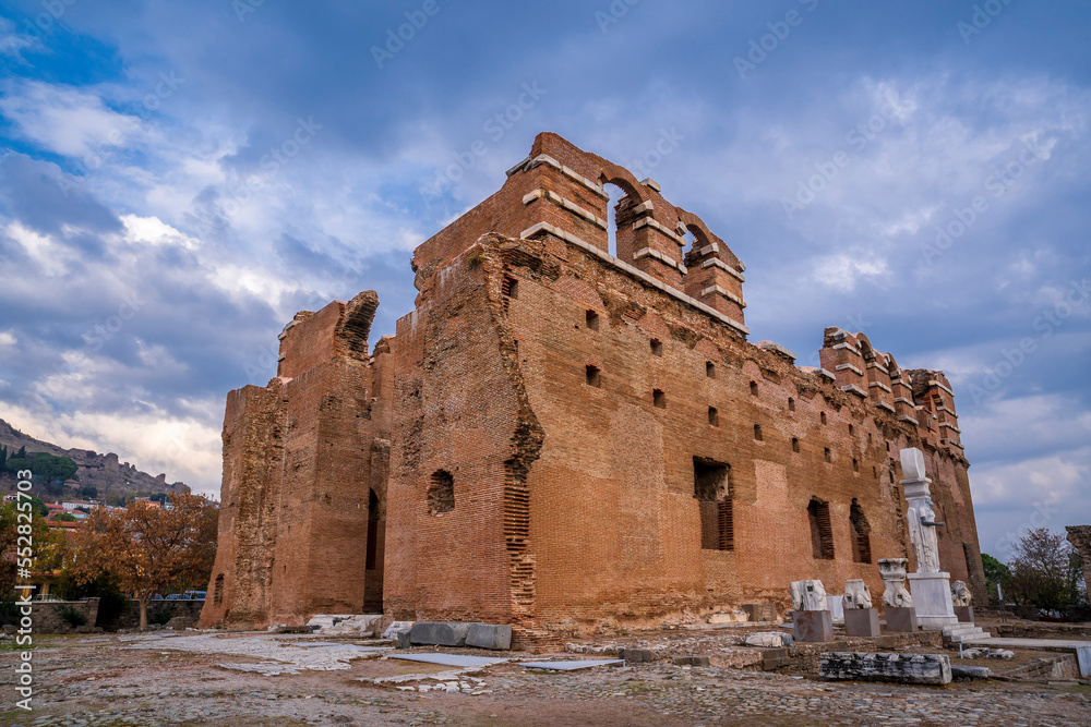 The "Red Basilica" (Kizil Avlu), also called the Red Hall and Red