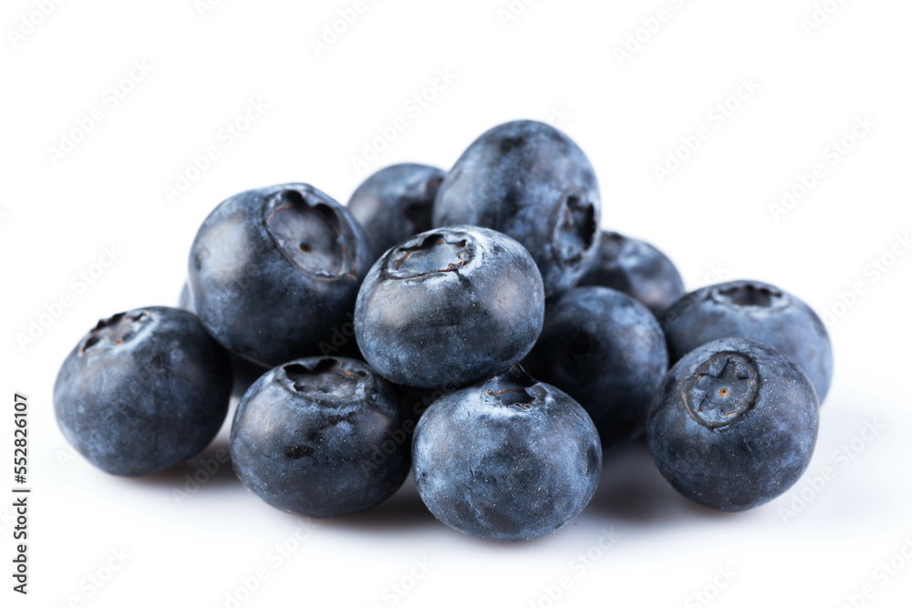 Blueberries on white background Blueberries on white background