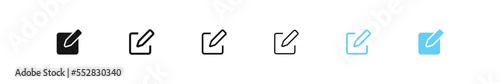 Edit pencil icon. Rename pen sign. Create, and modify button symbol. Editing file icons. Vector sign.