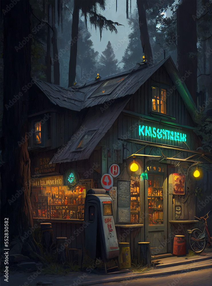 commerce de nuit cyberpunk commerce de nuit cyberpunk
