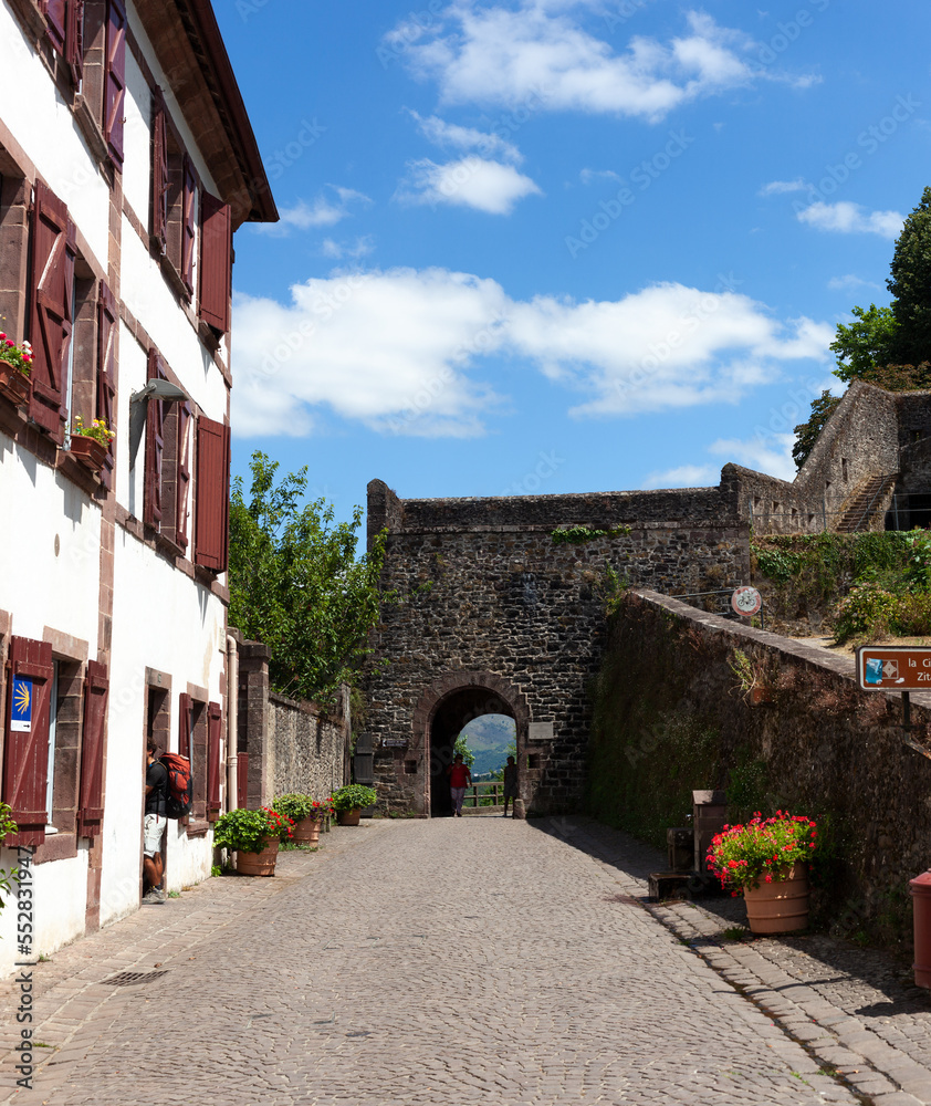 The historic Porte Saint-Jacques along the Way of St. James
