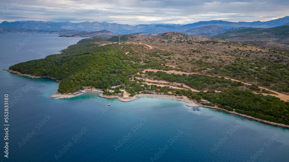 Pema e Thate beach resort of south Albania