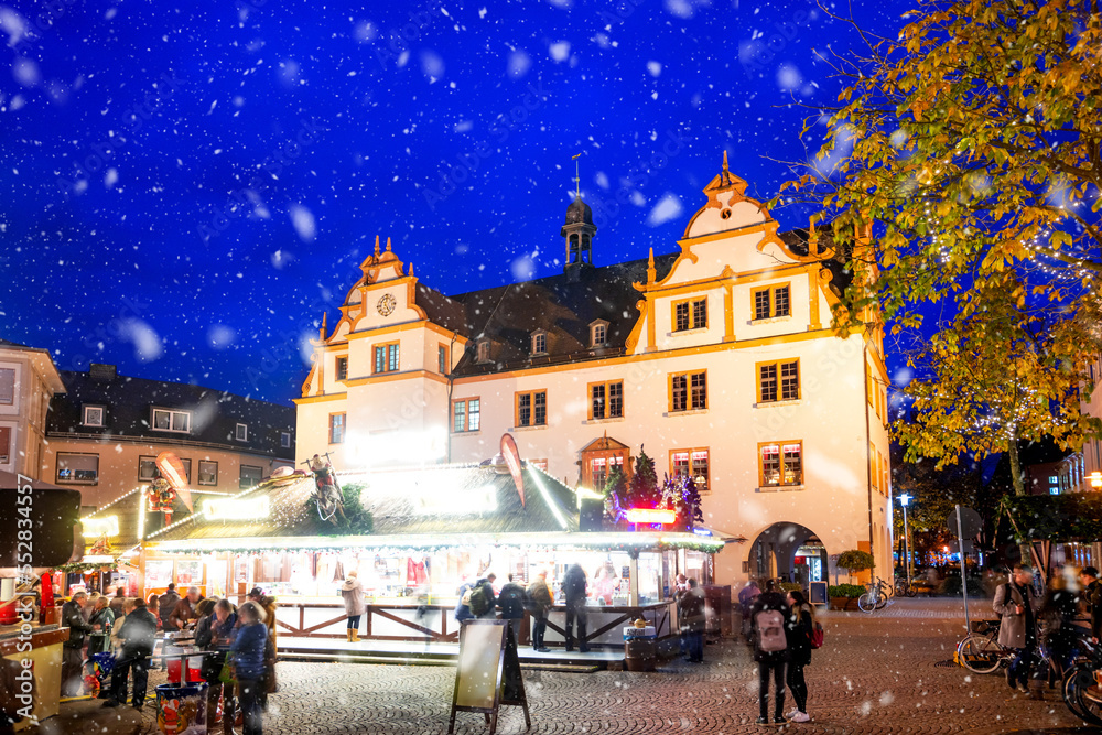 Weihnachtsmarkt, Darmstadt, Hessen, Deutschland 