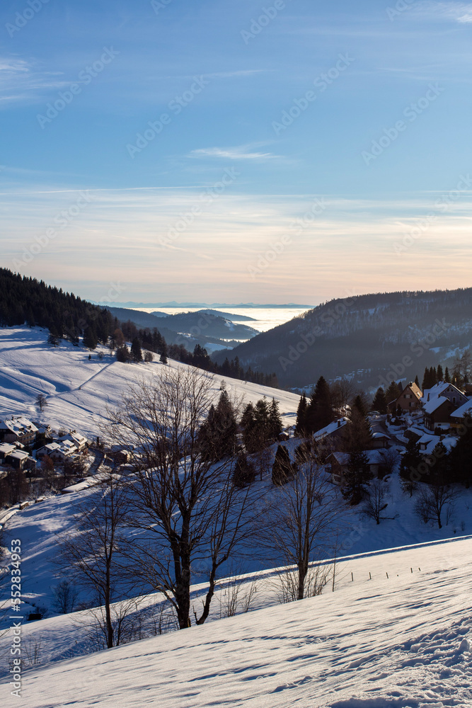 winter mountain landscape