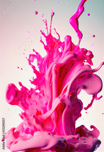 colorful splash amorph abstract liquid