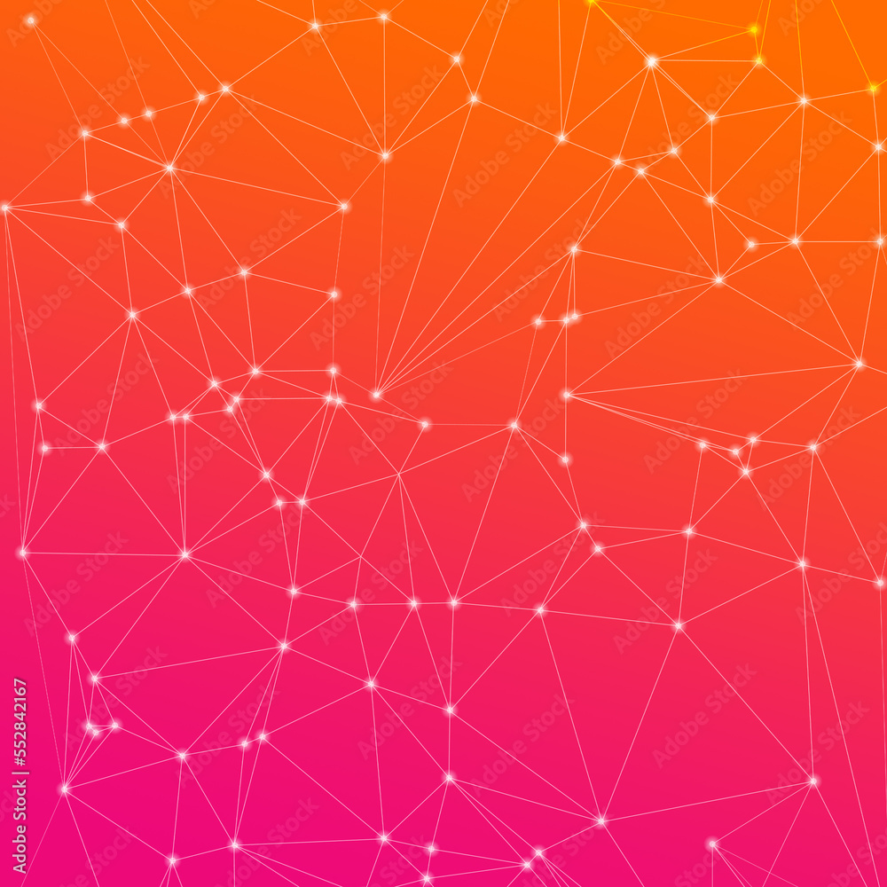 Abstract wave background. Wave of dots and weave lines