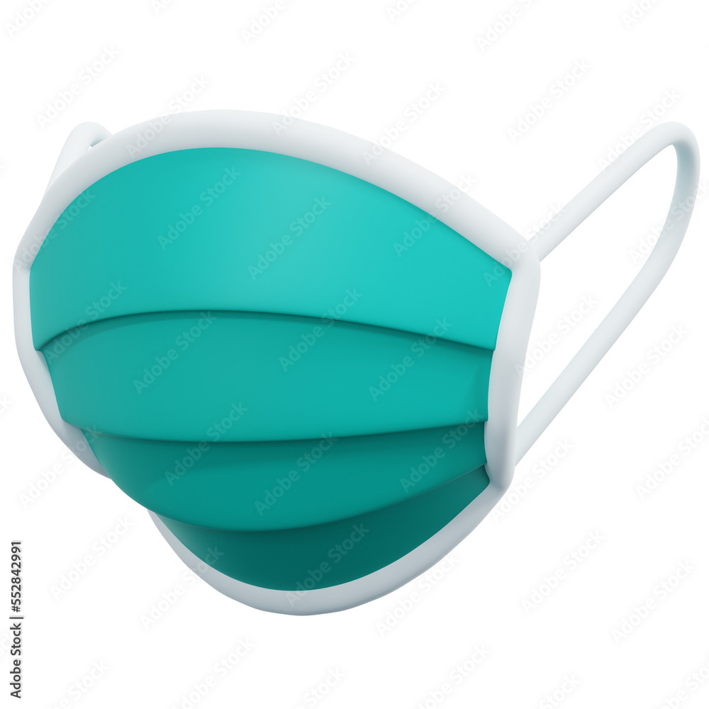 medical mask 3d render icon illustration medical mask 3d render icon illustration