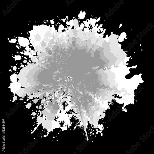 Brush themed abstract vector / illustration design, suitable for use on canvas print media such as wall hangings etc