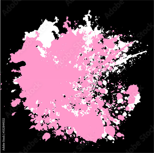 Brush themed abstract vector / illustration design, suitable for use on canvas print media such as wall hangings etc