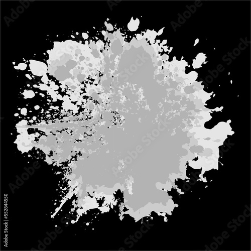 Brush themed abstract vector / illustration design, suitable for use on canvas print media such as wall hangings etc
