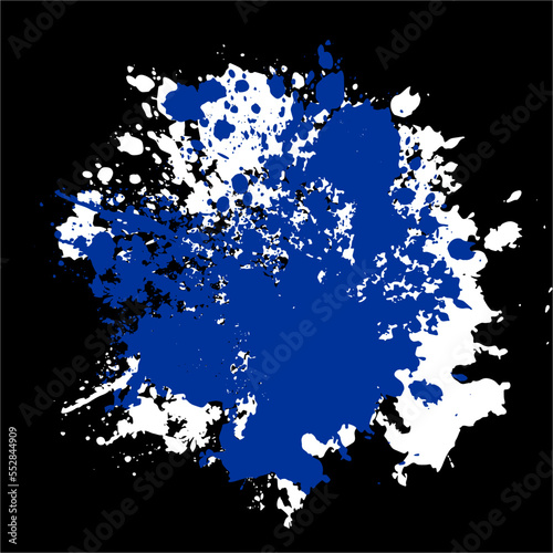 Brush themed abstract vector / illustration design, suitable for use on canvas print media such as wall hangings etc