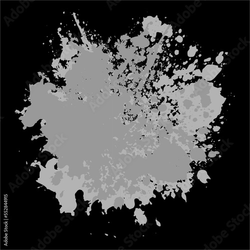 Brush themed abstract vector / illustration design, suitable for use on canvas print media such as wall hangings etc