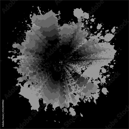 Brush themed abstract vector / illustration design, suitable for use on canvas print media such as wall hangings etc