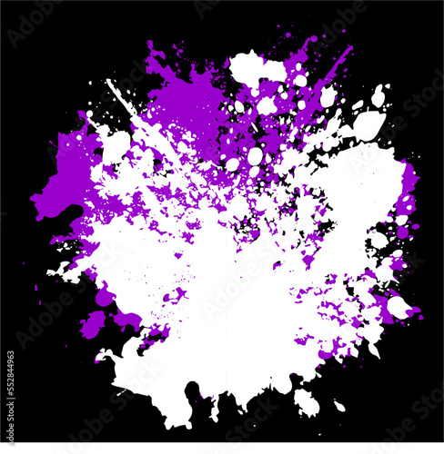 Brush themed abstract vector / illustration design, suitable for use on canvas print media such as wall hangings etc