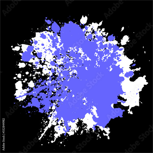 Brush themed abstract vector / illustration design, suitable for use on canvas print media such as wall hangings etc