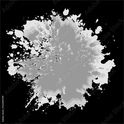 Brush themed abstract vector / illustration design, suitable for use on canvas print media such as wall hangings etc