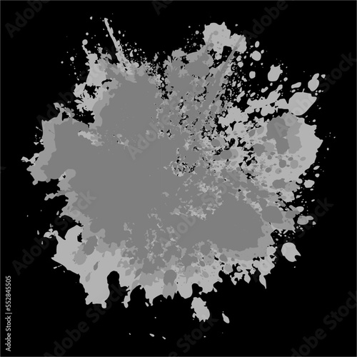 Brush themed abstract vector / illustration design, suitable for use on canvas print media such as wall hangings etc